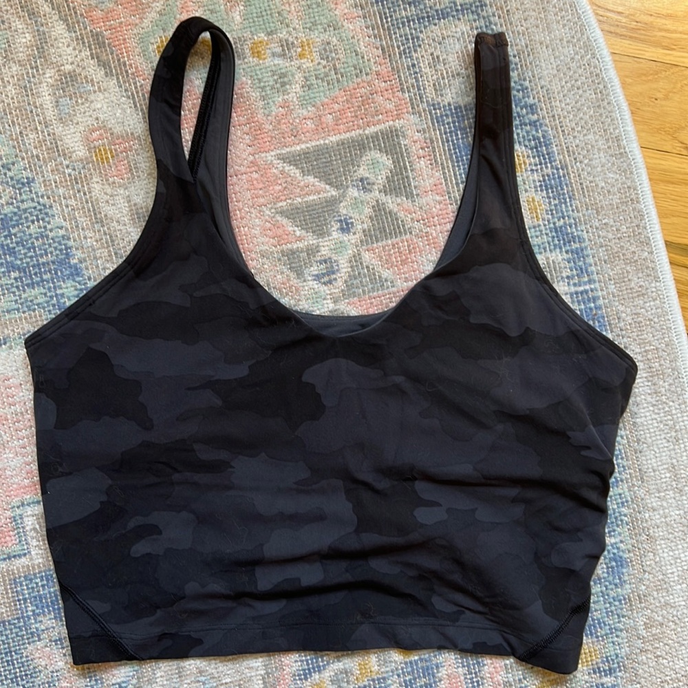 EUC Lululemon Align Tank Size 10 in Camo